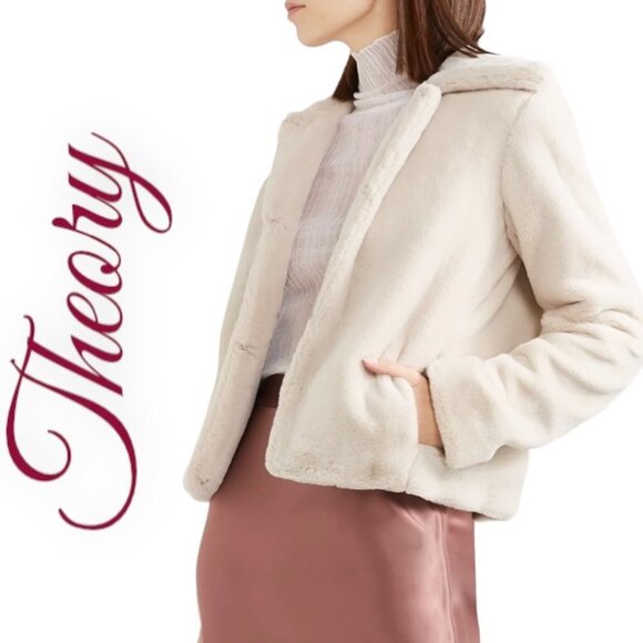 Theory Gray Teddy Jacket - Picture 2 of 11